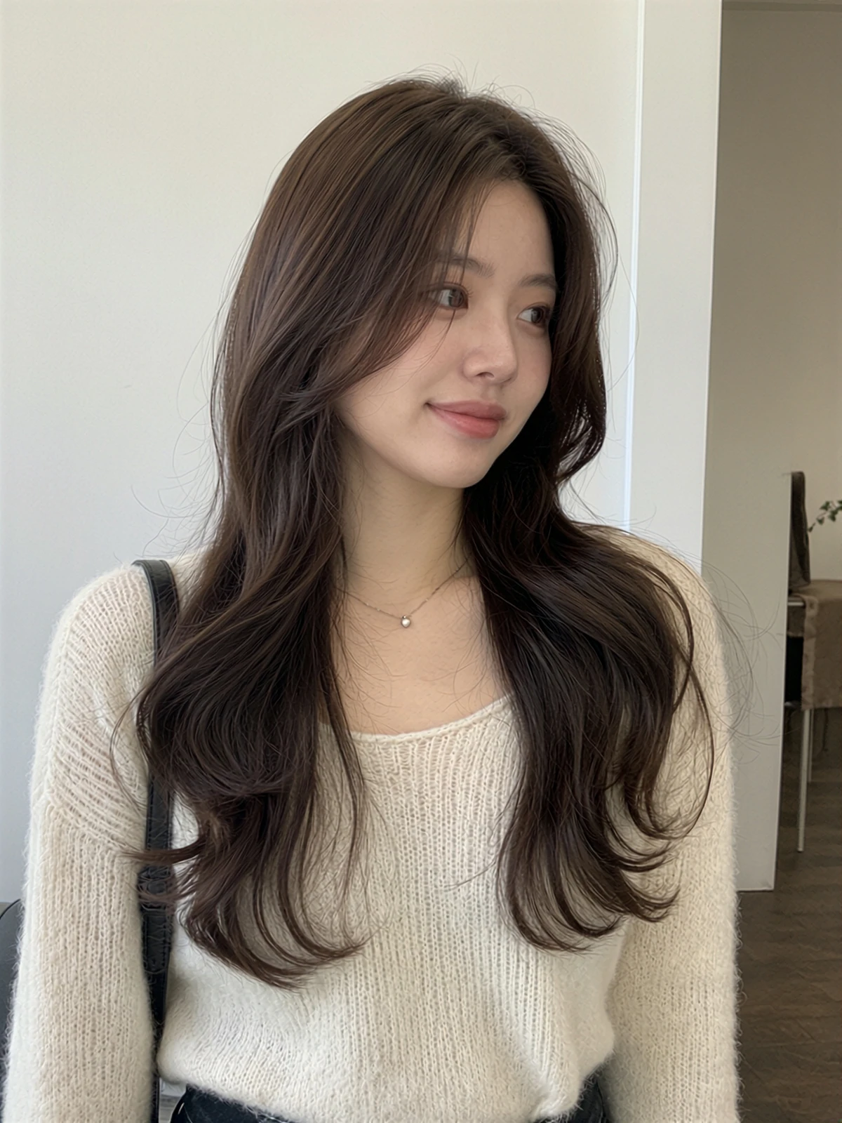 내추럴 롱 레이어