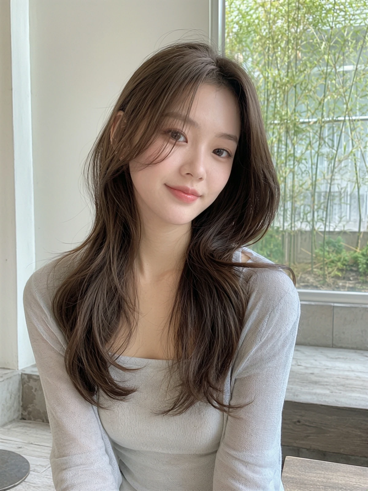롱 페이스라인 웨이브